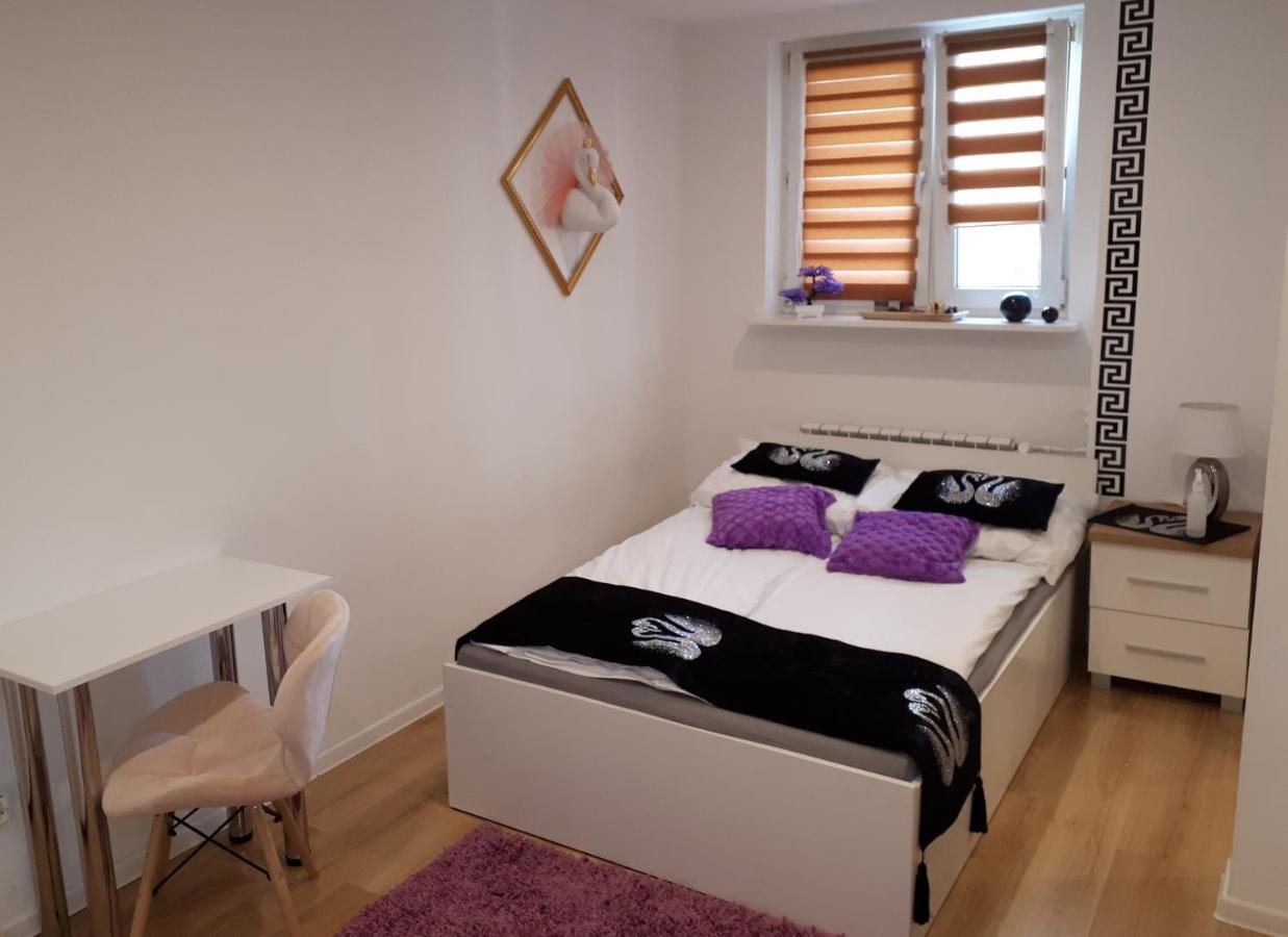 Apartamenty Centrum Panoramiczna Mala Dwojka Swan Labedz Promenada Klimatyzacja Lodowa Kielce Bagian luar foto